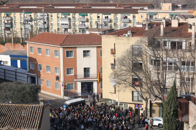 concentració comissaria GIrona detenció alcaldes   Carles Palacio