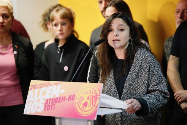 EL NACIONAL maria sirvent roda de premsa CUP detencions girona - sergi alcazar