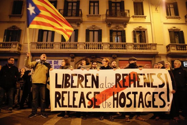 ELNACIONAL Manifestacio Via Laietana Barcelona detencions policia espanyola - Sergi Alcàzar