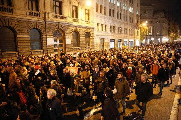 ELNACIONAL manifestacio Via Laietana Barcelona detencions policia espanyola - Sergi Alcàzar