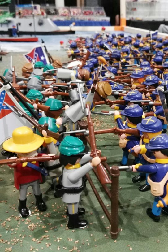 guerra secesión EE.UU. salo playmobil