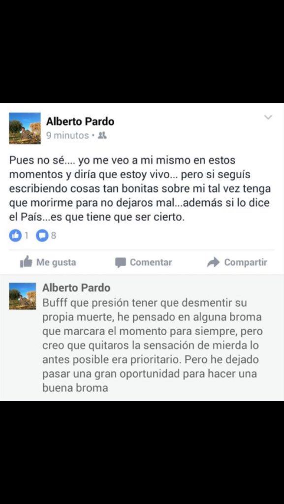 Un dels espanyols donats per morts a París ho desmenteix a Facebook