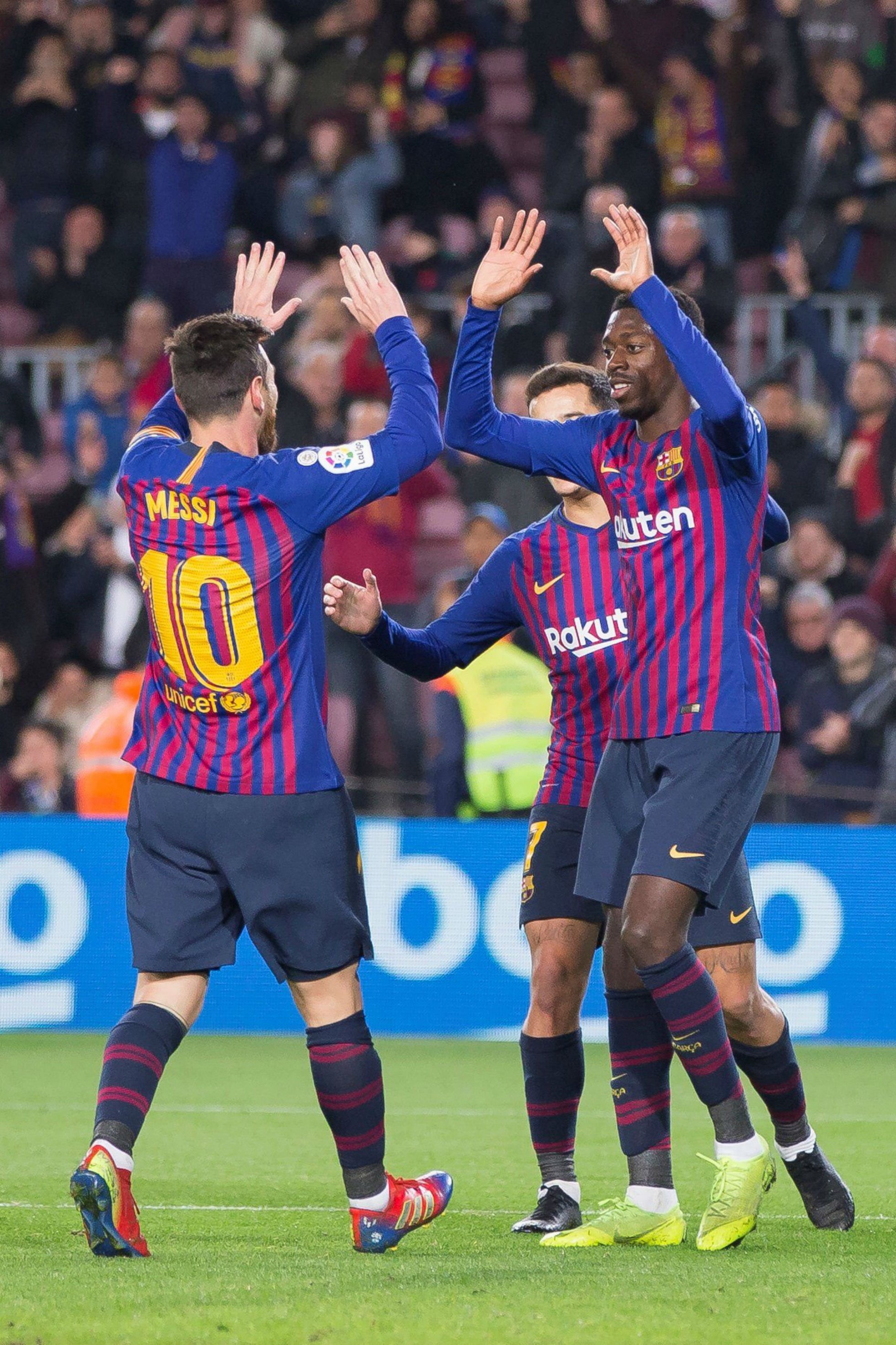 Messi y Dembélé cumplen el trato y ahora la Copa depende de los despachos (3-0)