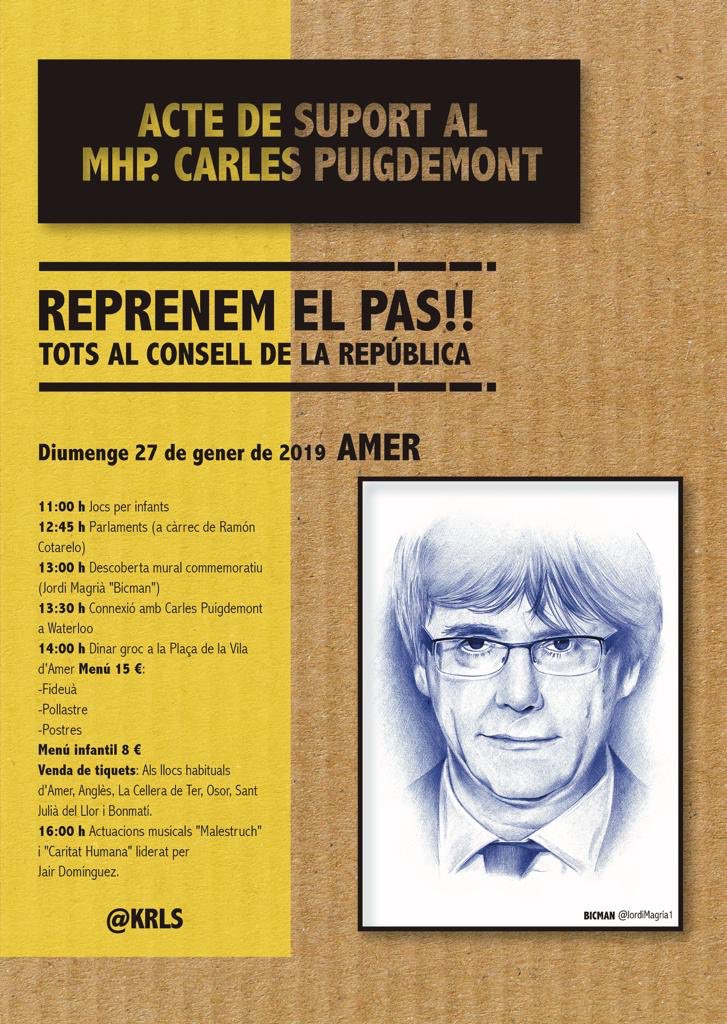 Acte Puigdemont Amer