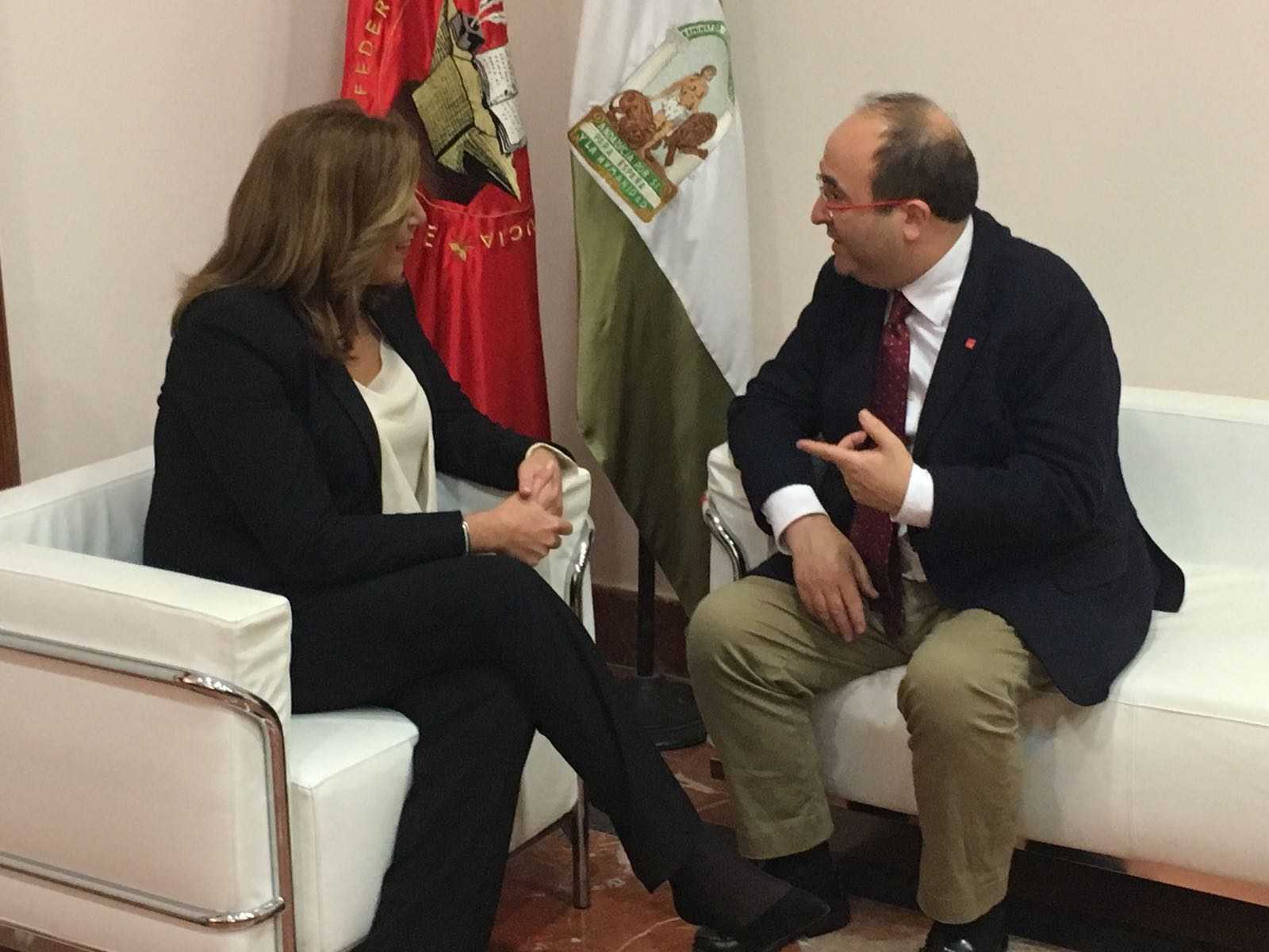 Iceta i Díaz es reuneixen a Sevilla