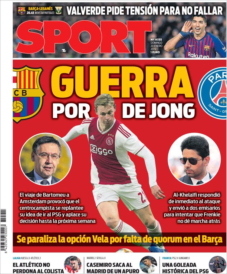 Sport Portada 20 01 2019