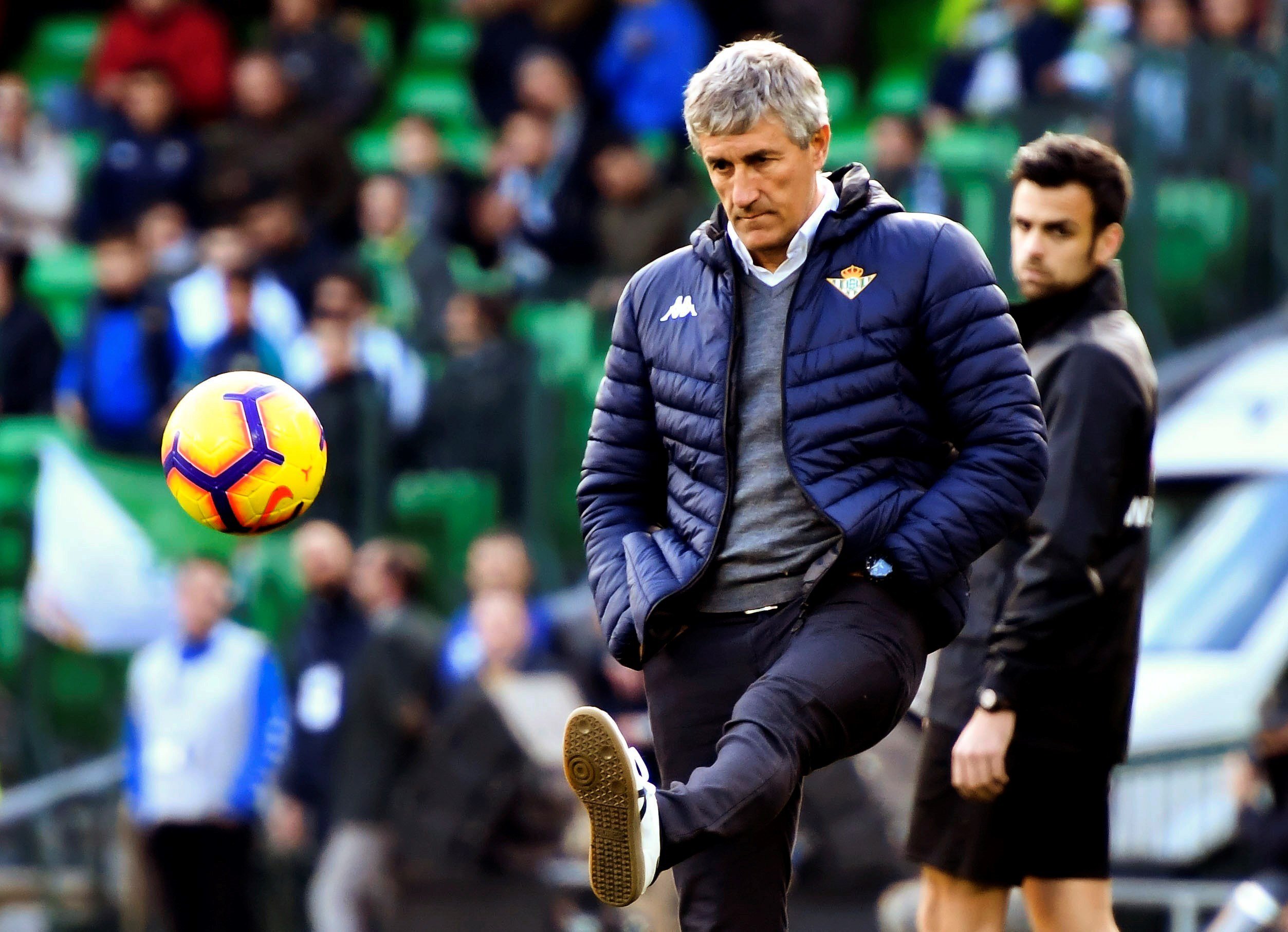 Quique Setién, l'home que esperava la trucada del Barça