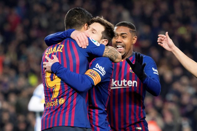 messi suarez malcom celebracio barça leganes EFE