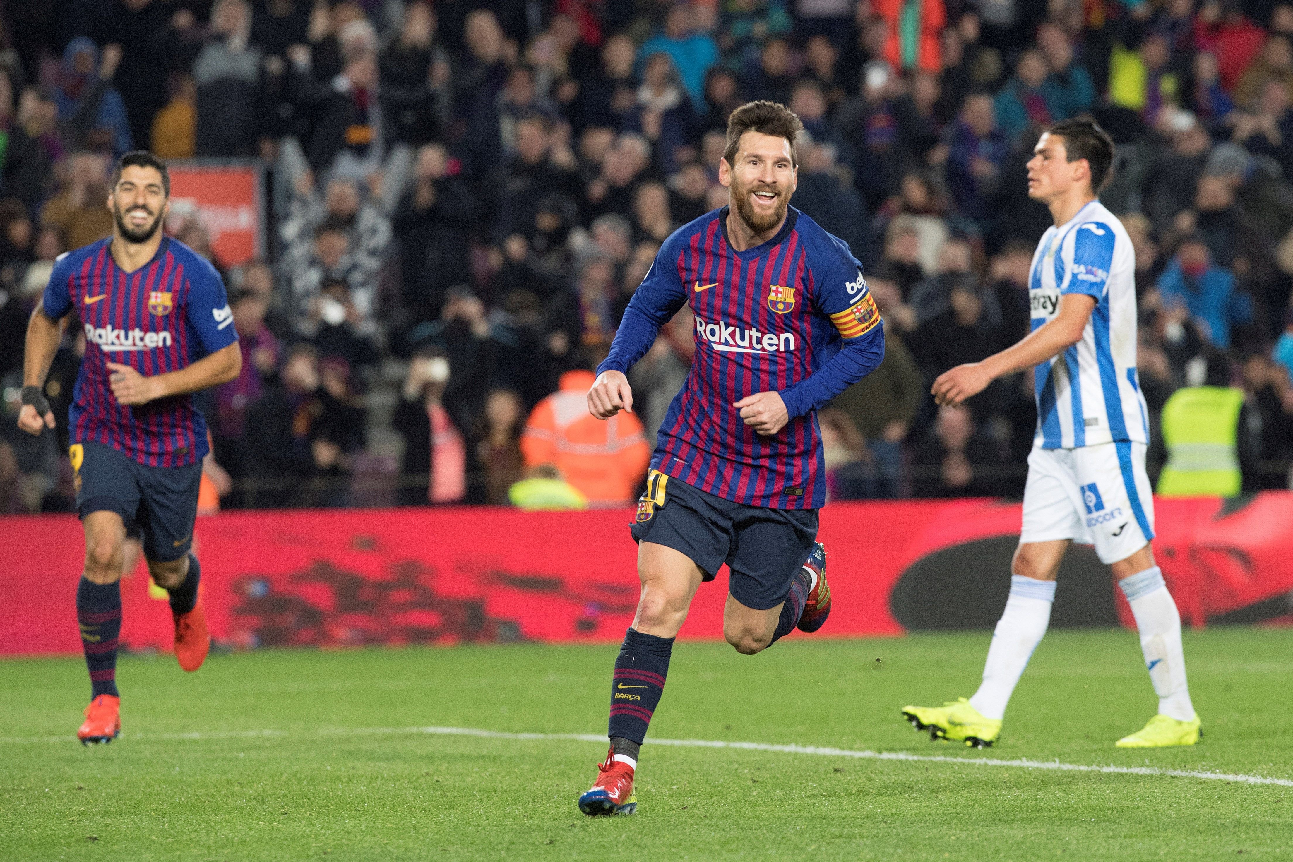 Messi tranquiliza al Barça en media hora (3-1)