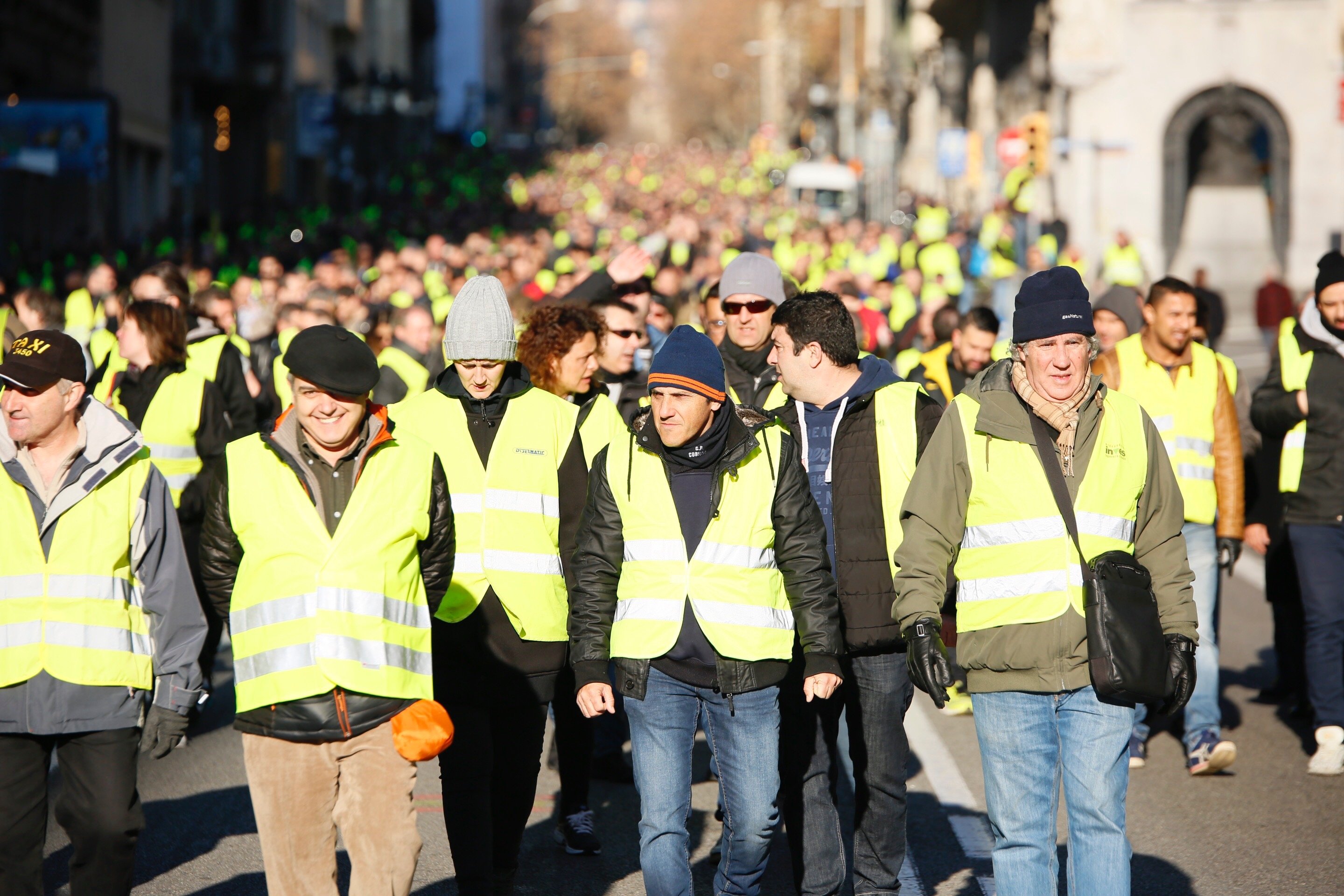 La Cecot considera desproporcionada la resposta del sector del taxi