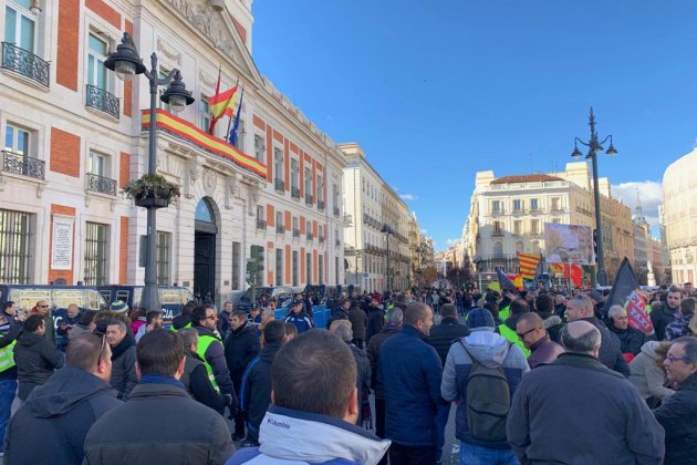 Madrid taxistes puerta Sol - Nicolas Tomás