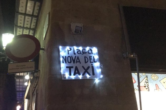 Huelga tase placa Sant Jaume taxi - Anton Rosa