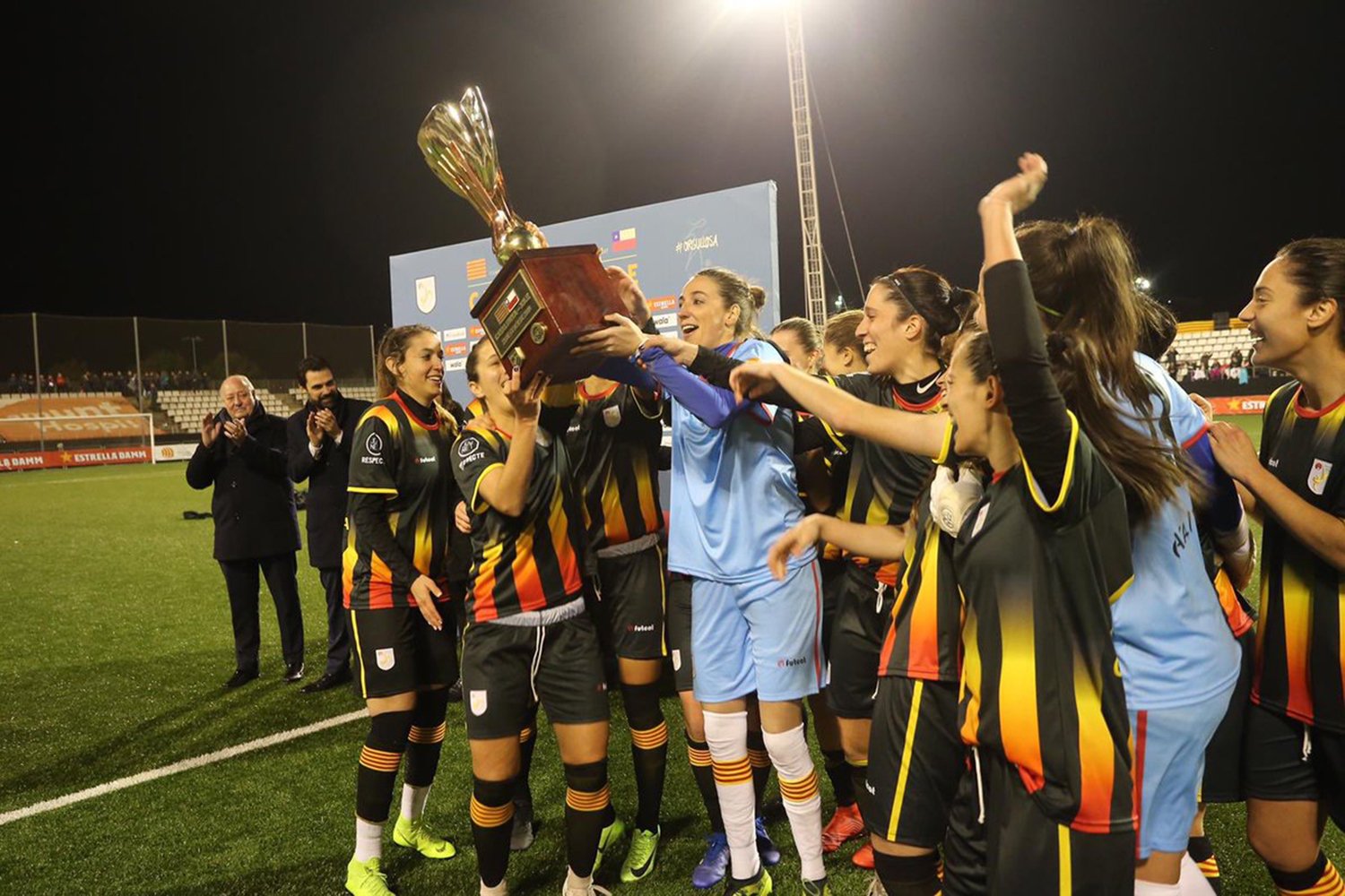 La selecció catalana femenina guanya Xile als penals (0-0)