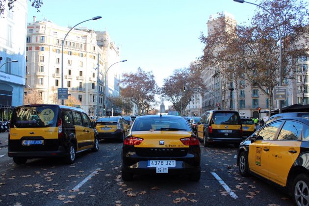 taxistas Gran Vía Anton Rosa