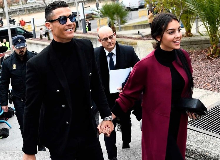 cristiano ronaldo georgina juzgados madrid tve