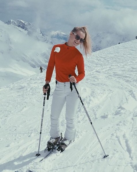 mikky kiemeney instagram esquiando