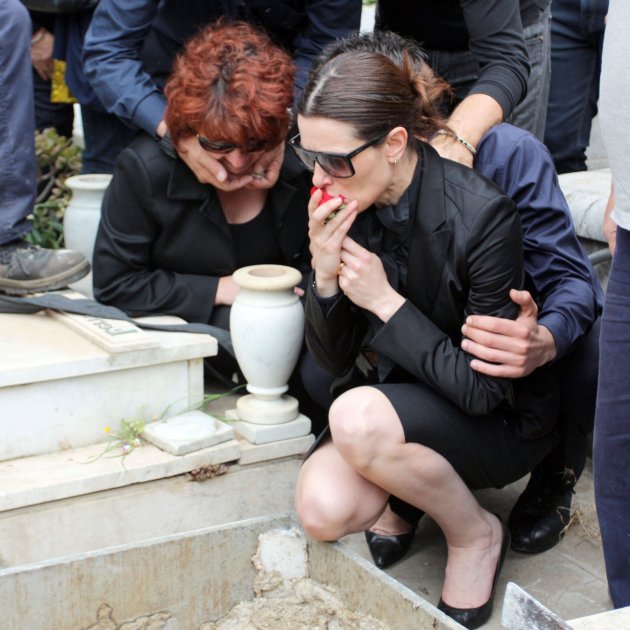 Raquel Sanchez Silva funeral mario biondo GTRES