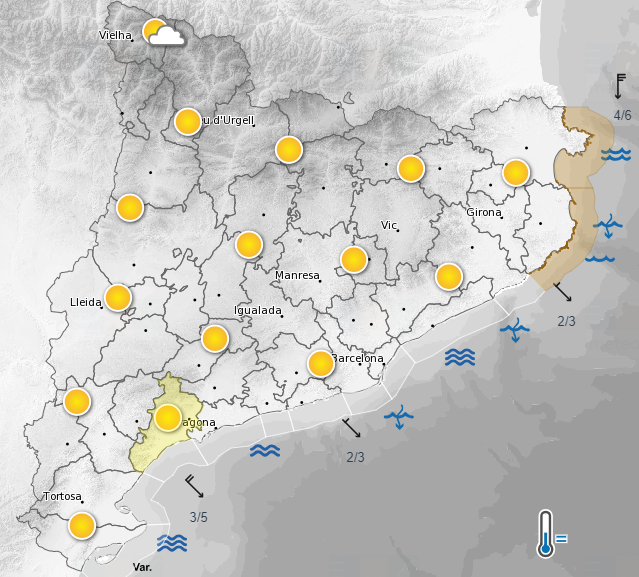 mapa tiempo