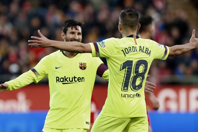 Messi Jordi Alba Girona Barça EFE