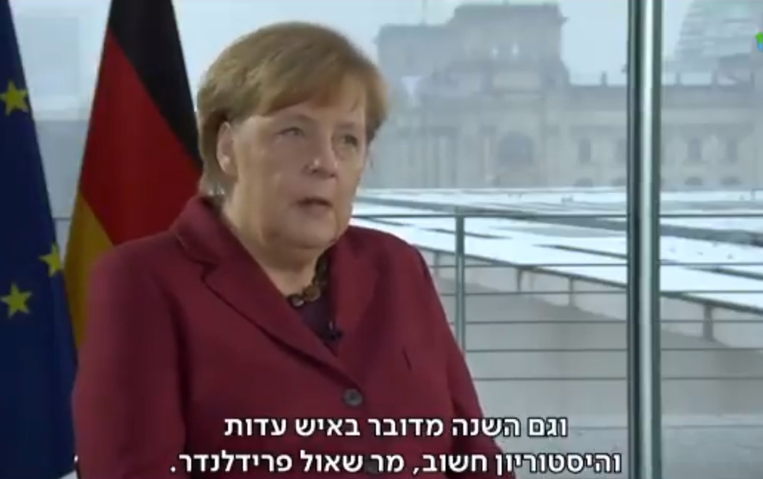 El gest exemplar d'Angela Merkel el dia de l'Holocaust