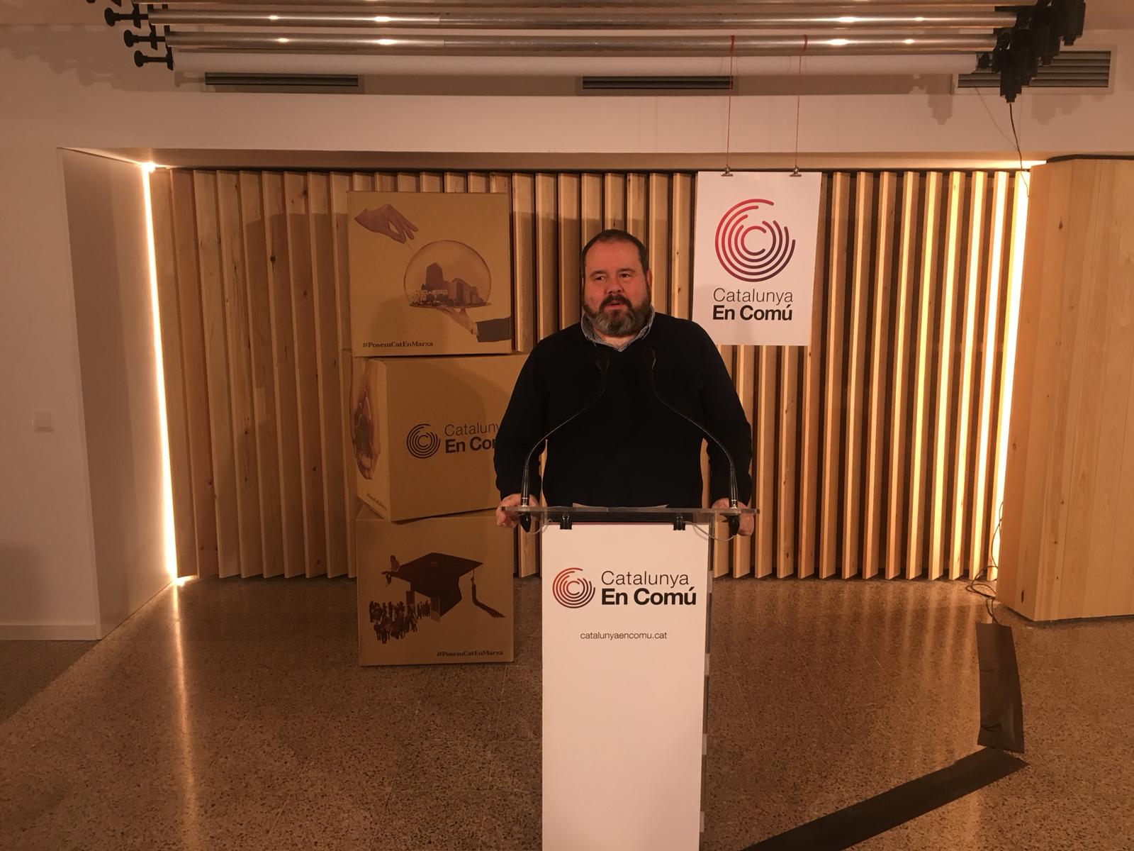 Els comuns exigeixen una proposta "creïble" al Govern per reprendre la negociació