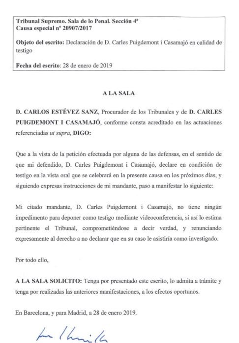 Puigdemont Judici Declaracio Puigdemont Judici Declaracio