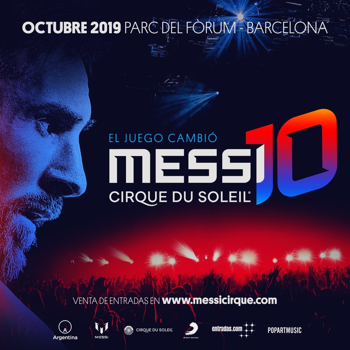 El Cirque du Soleil tornarà a Barcelona amb Messi com a referent