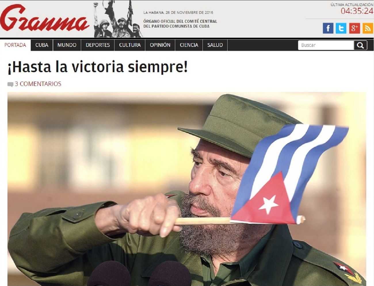 Las reacciones de la prensa de Cuba y Florida
