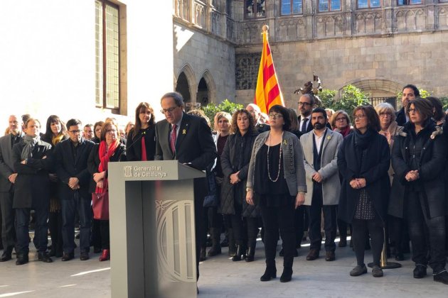 Acte suport presos Generalitat Quim Torra Marta Lasalas Acte suport presos Generalitat Quim Torra Marta Lasalas