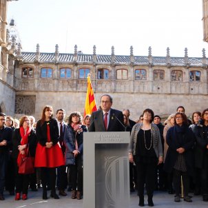 El Govern tanca files amb els presos i demana serenor i unitat a les portes del judici
