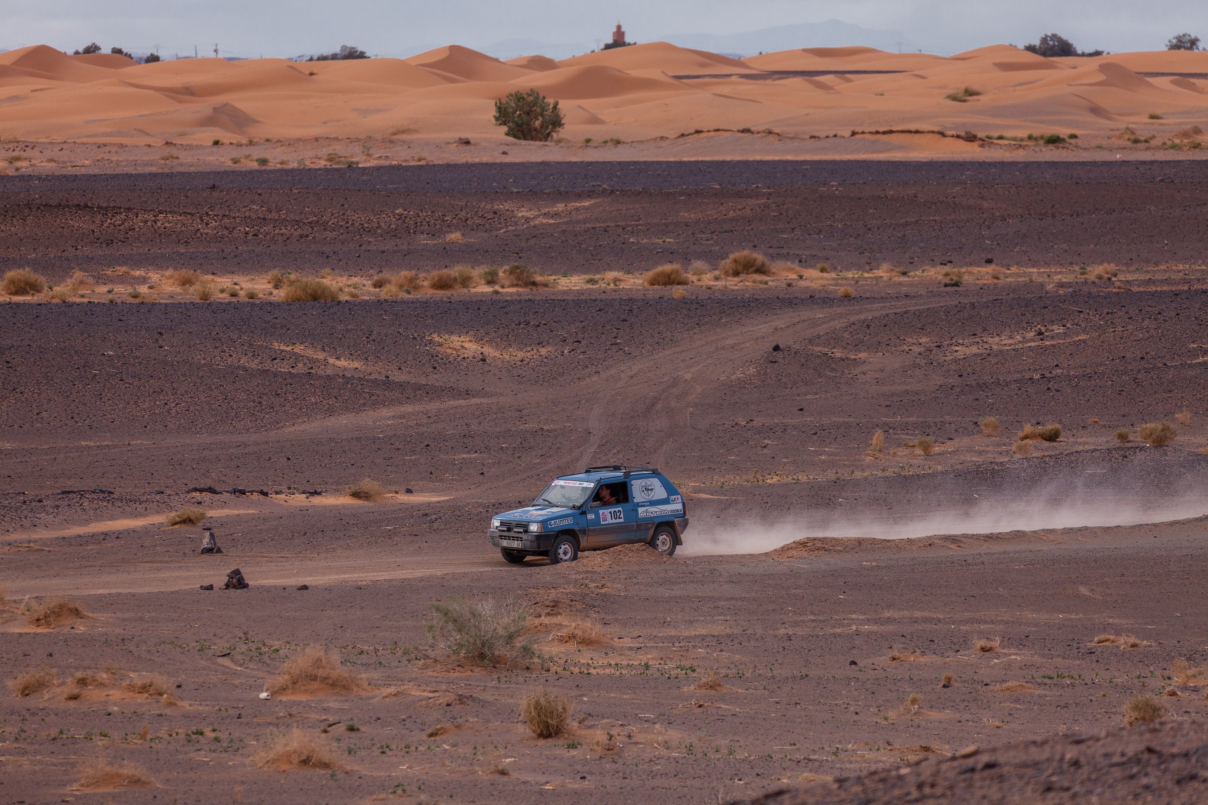 Dos escalencs a la Panda Raid del Marroc