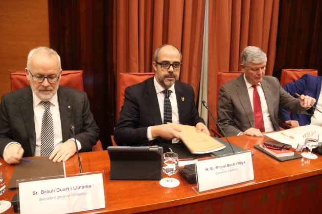 conseller Interior Miquel Buch Parlament - ACN conseller Interior Miquel Buch Parlament - ACN