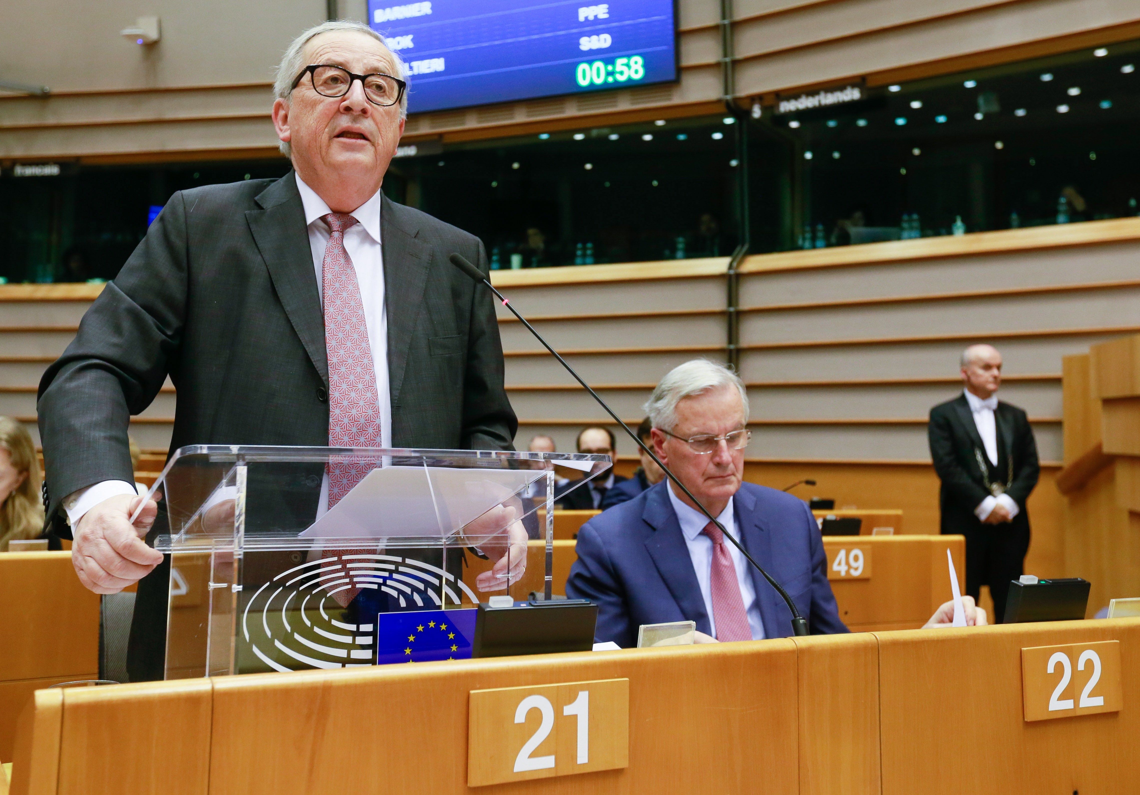 Juncker responde a Westminster: "El acuerdo del Brexit no se renegociará"