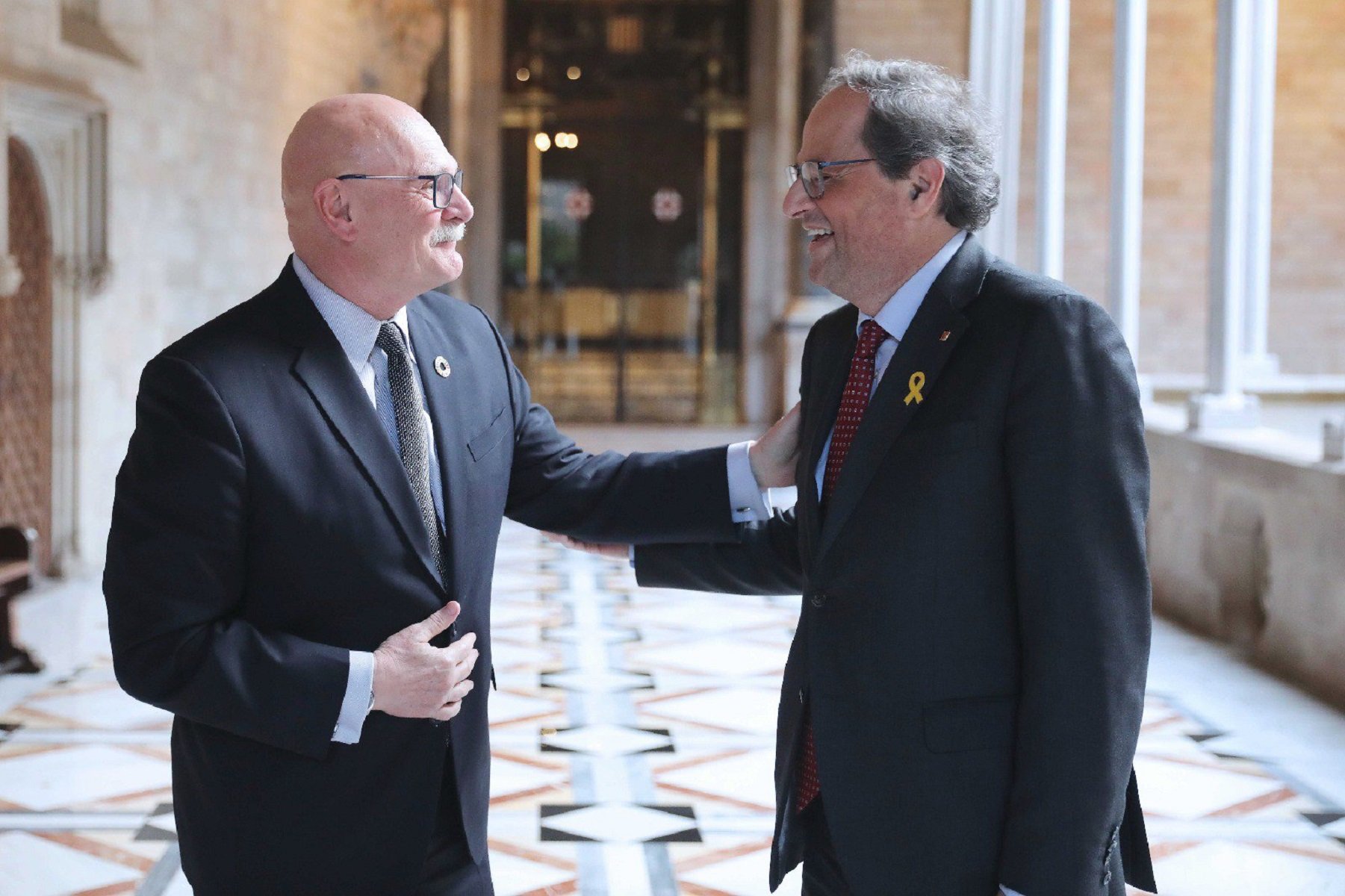 Torra es reuneix amb el conseller delegat del Mobile World Congress