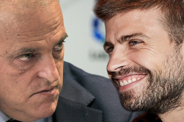 Javier Tebas Gerard Piqué EFE