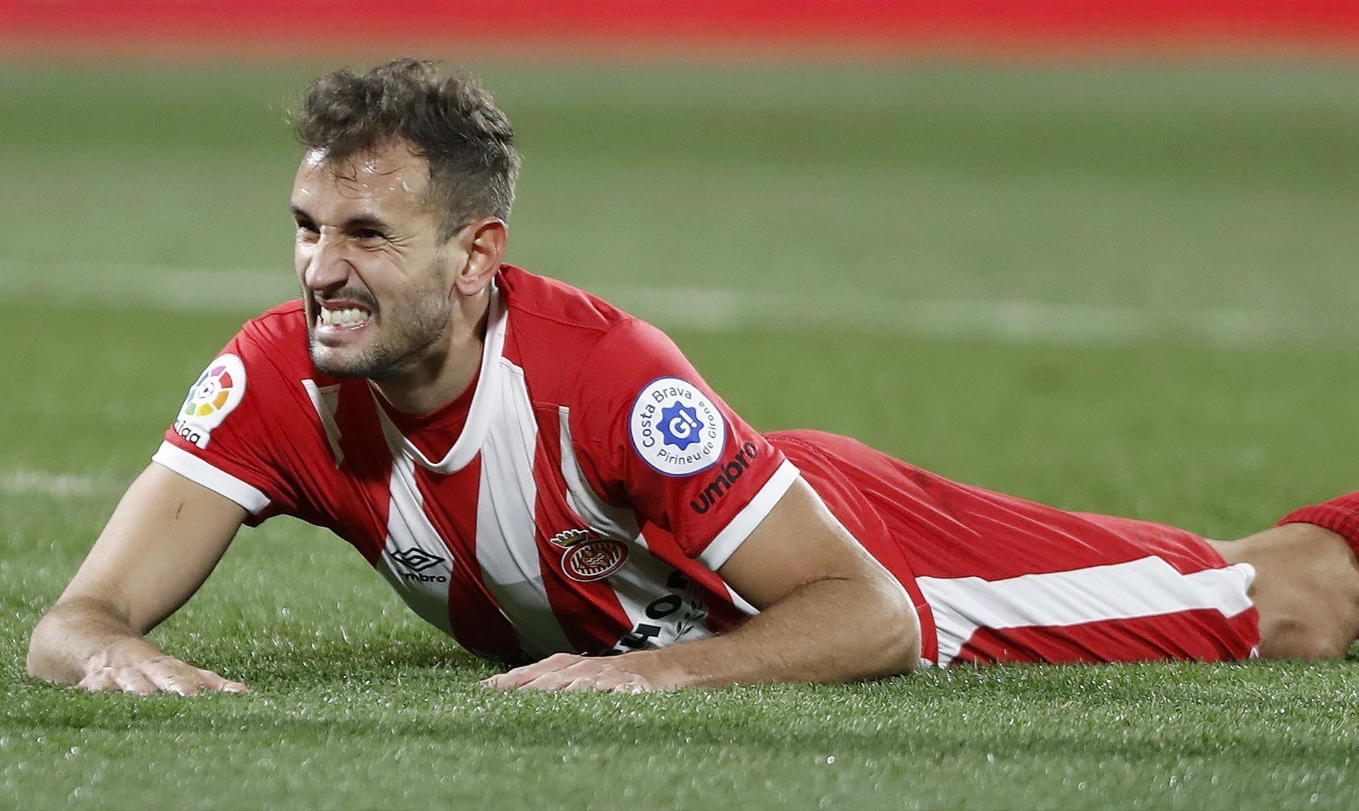 Stuani se pierde la visita al Wanda por unas molestias