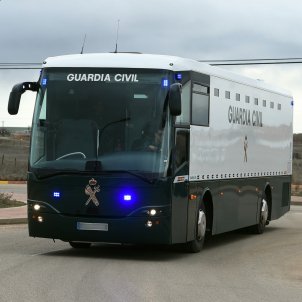 Autobus trasllat presos Alcalá-Meco - Efe Autobus trasllat presos Alcalá-Meco - Efe