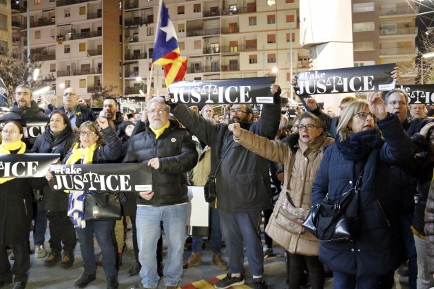 Manifestació trasllat presos Lleida - ACN