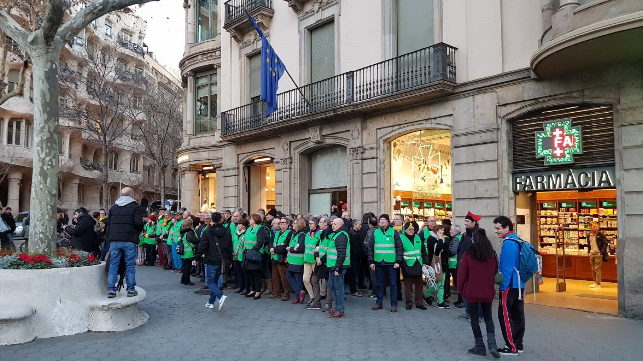 Els activistes de l'ANC abandonen la seu de la Comissió Europea