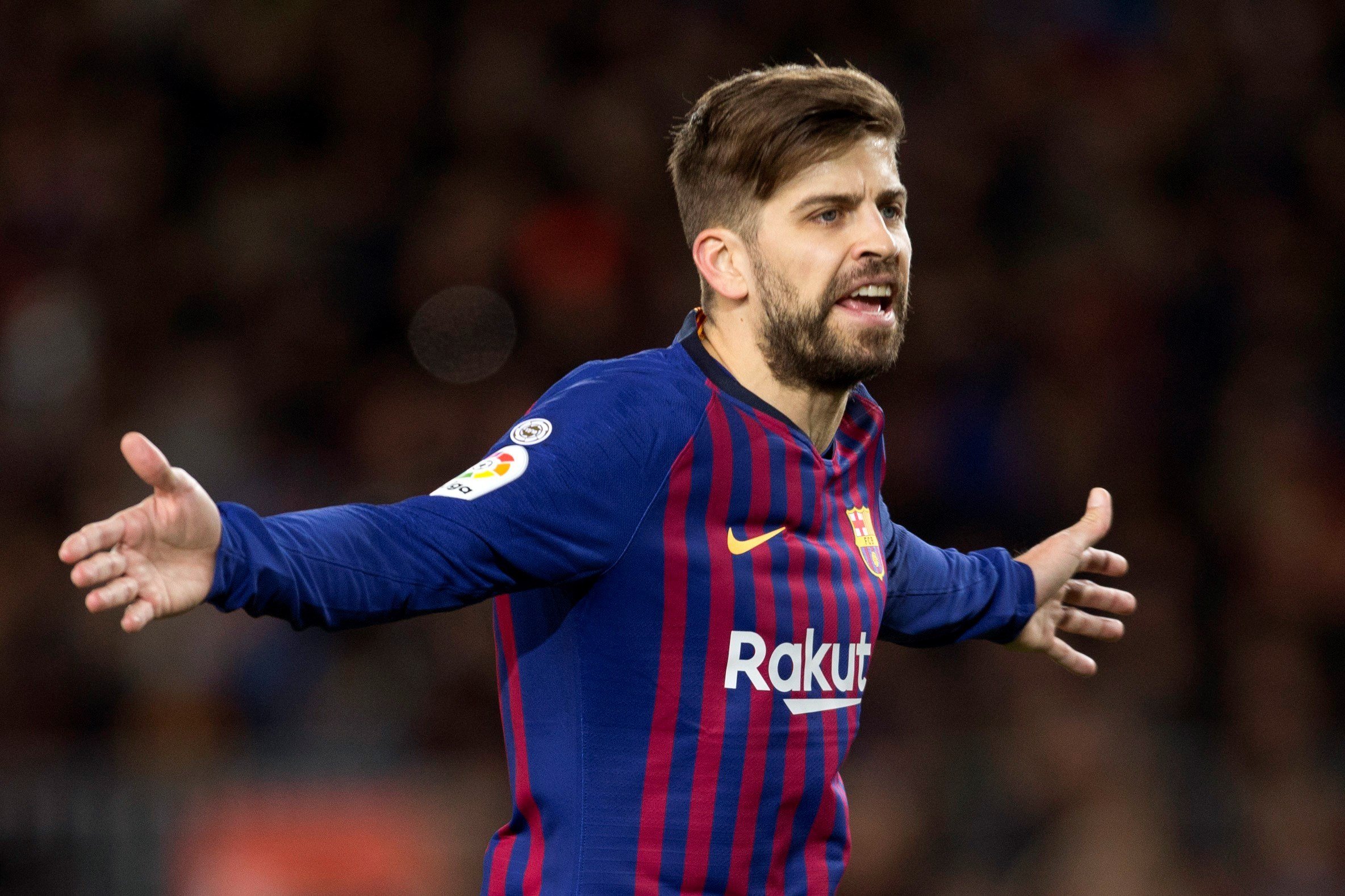 Piqué y Sergi Roberto enloquecen con la épica victoria del Barça contra el Madrid