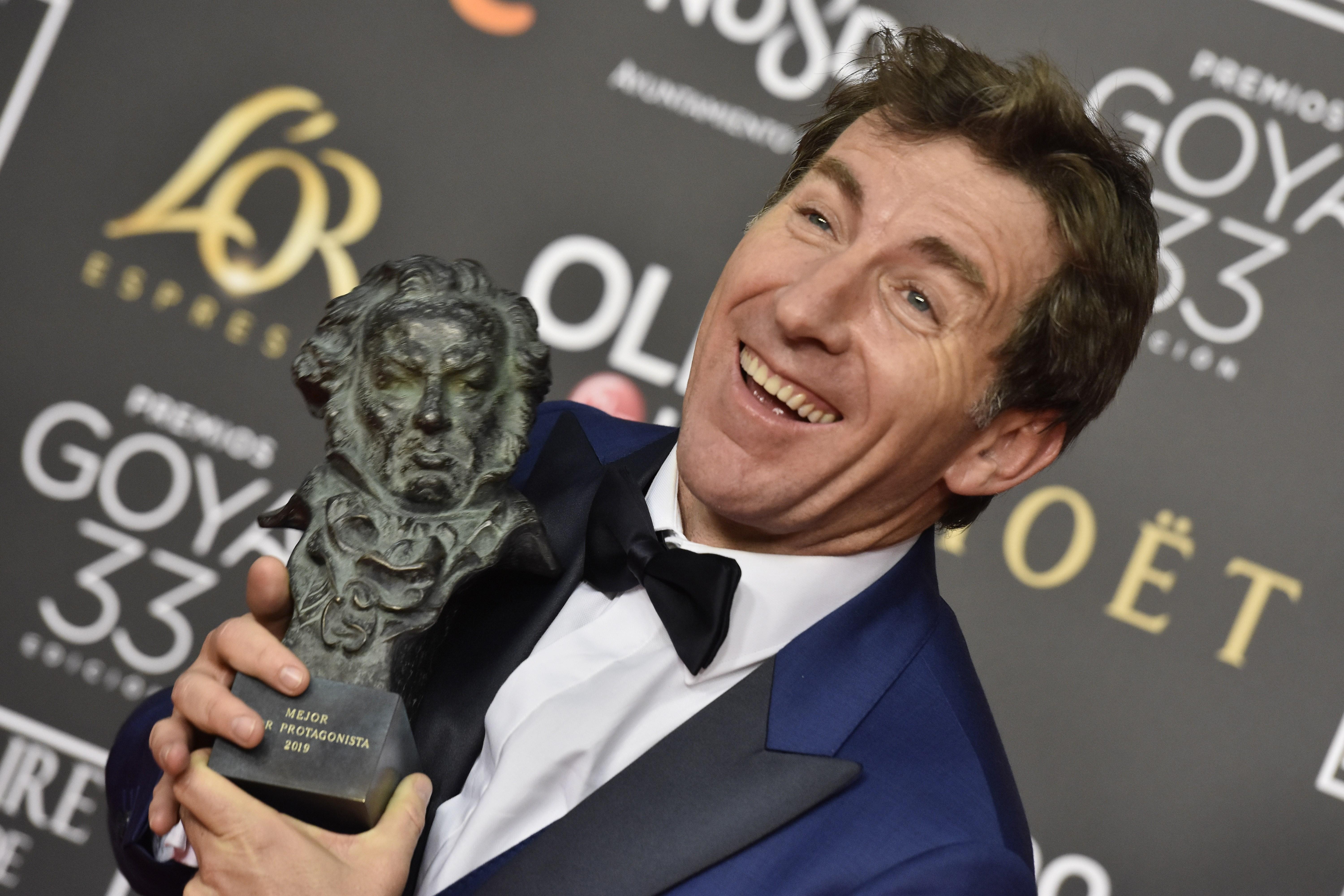 De la Torre, Goya al millor actor: "Tant de bo els polítics presos surtin aviat"