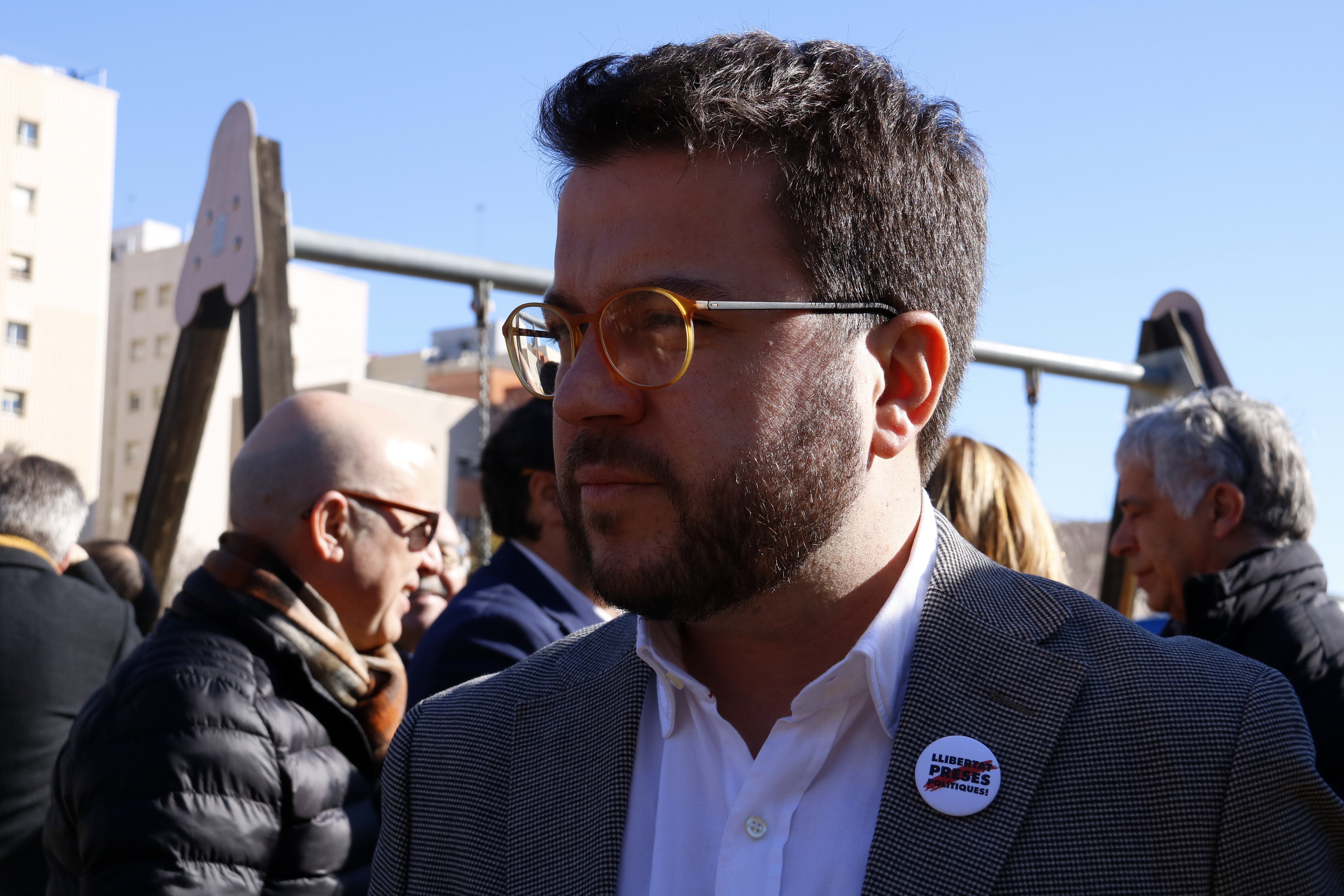 Aragonès reclama al gobierno español acabar con la "impunidad contra el independentismo"