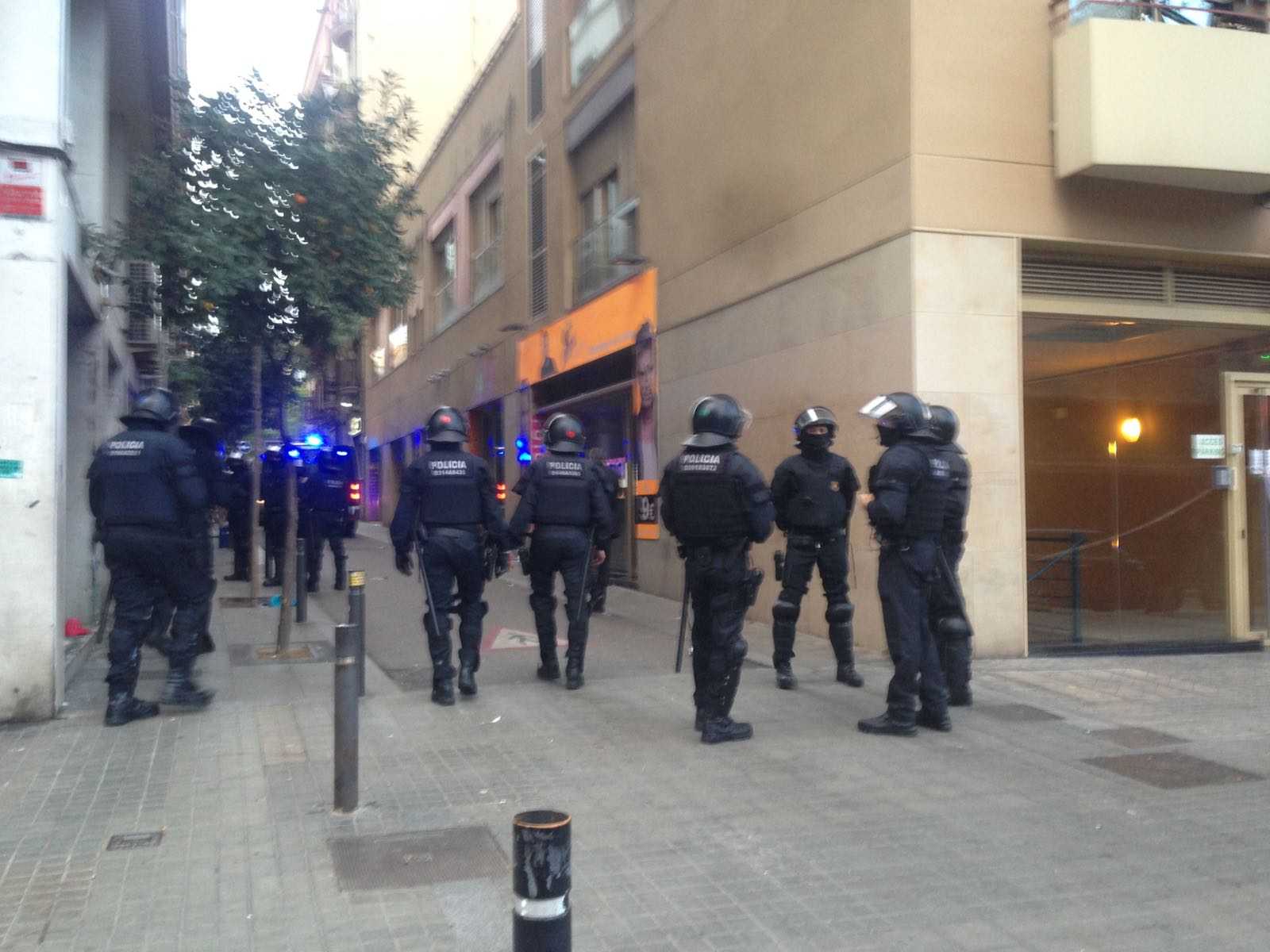 Cronologia del desallotjament