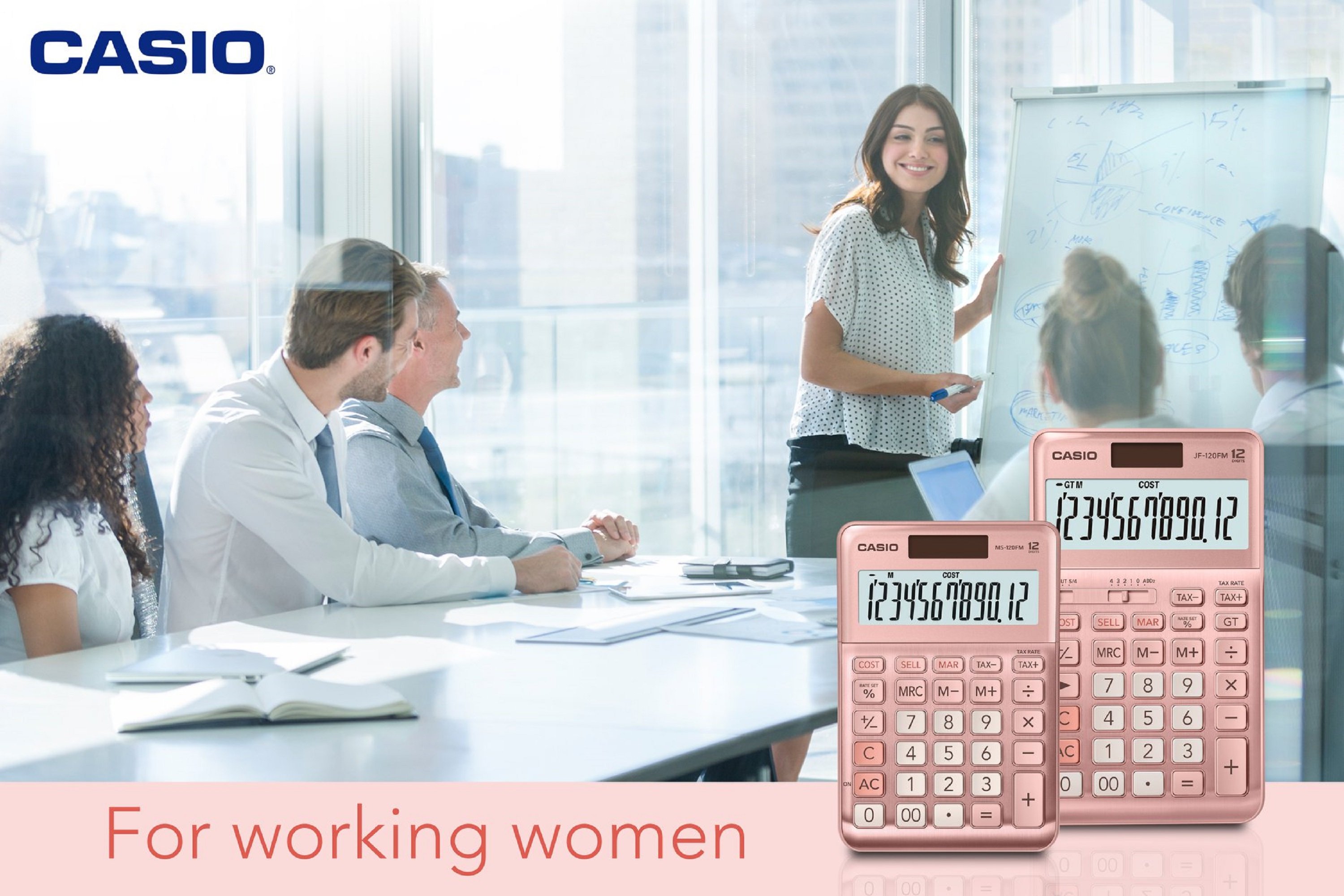 Una empresa se disculpa por vender calculadoras "para mujeres trabajadoras"