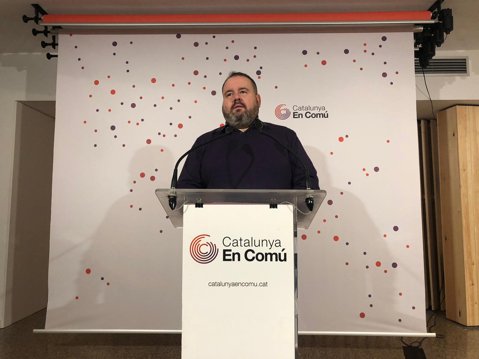 Els comuns acusen el Govern d'estar més a prop de Cs i PP en els pressupostos