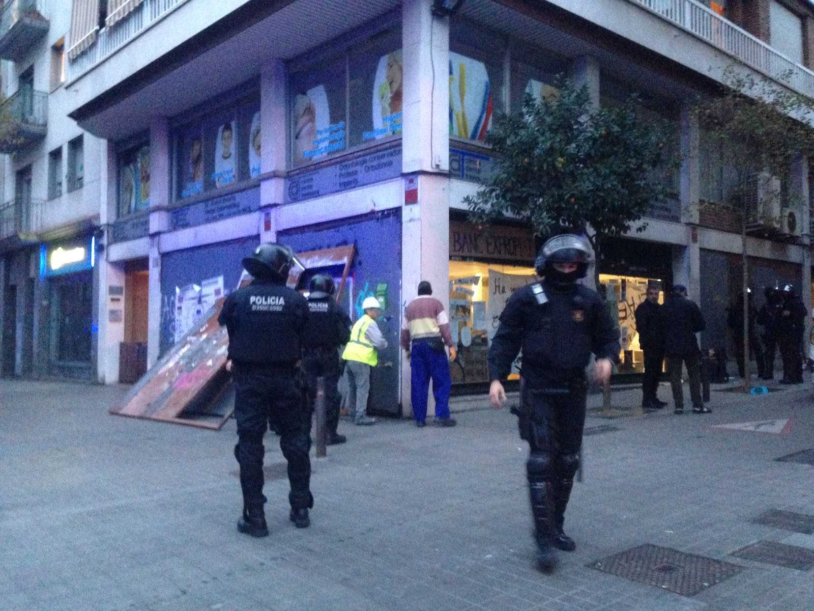 Ocupación fallida del Banc Expropiat de Gràcia