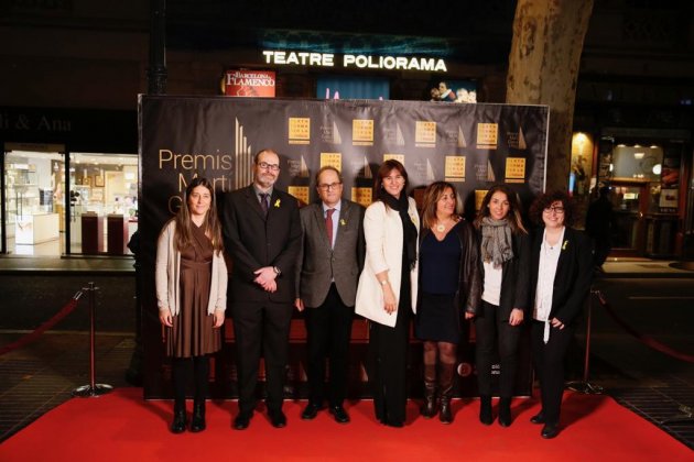 ELNACIONAL Premis Plataforma llengua president Quim Torra consellera Laura Borràs - Sergi Alcàzar ELNACIONAL Premis Plataforma llengua president Quim Torra consellera Laura Borràs - Sergi Alcàzar