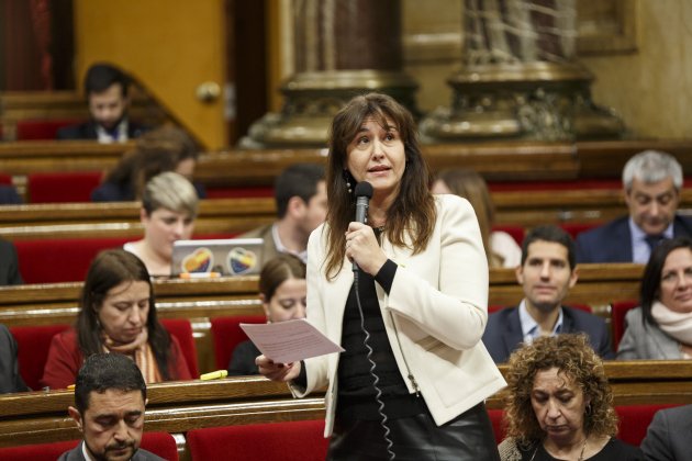 Laura Borras Parlament   Sergi Alcàzar