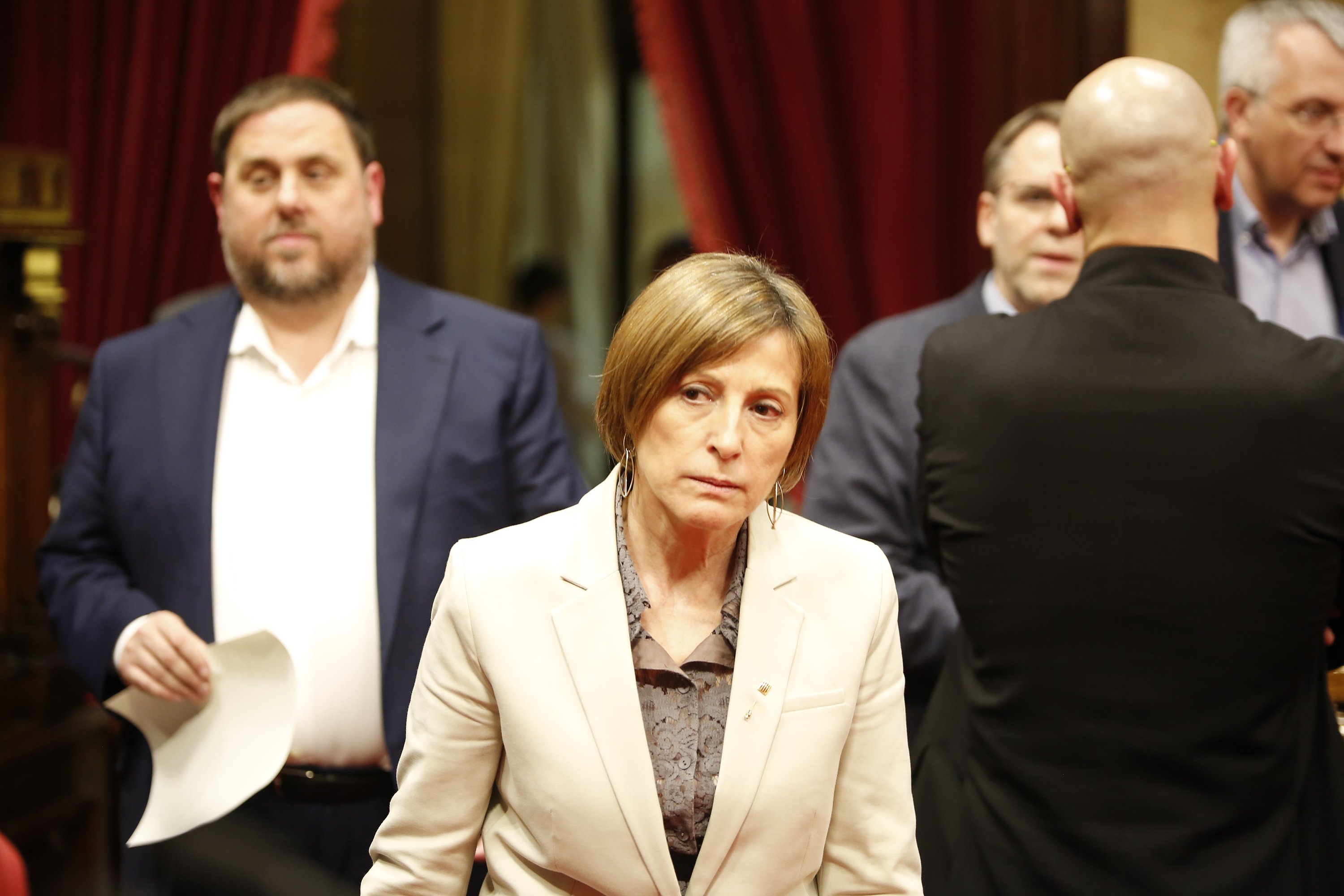 El TC tomba els recursos de recusació de Forcadell, Junqueras i Romeva