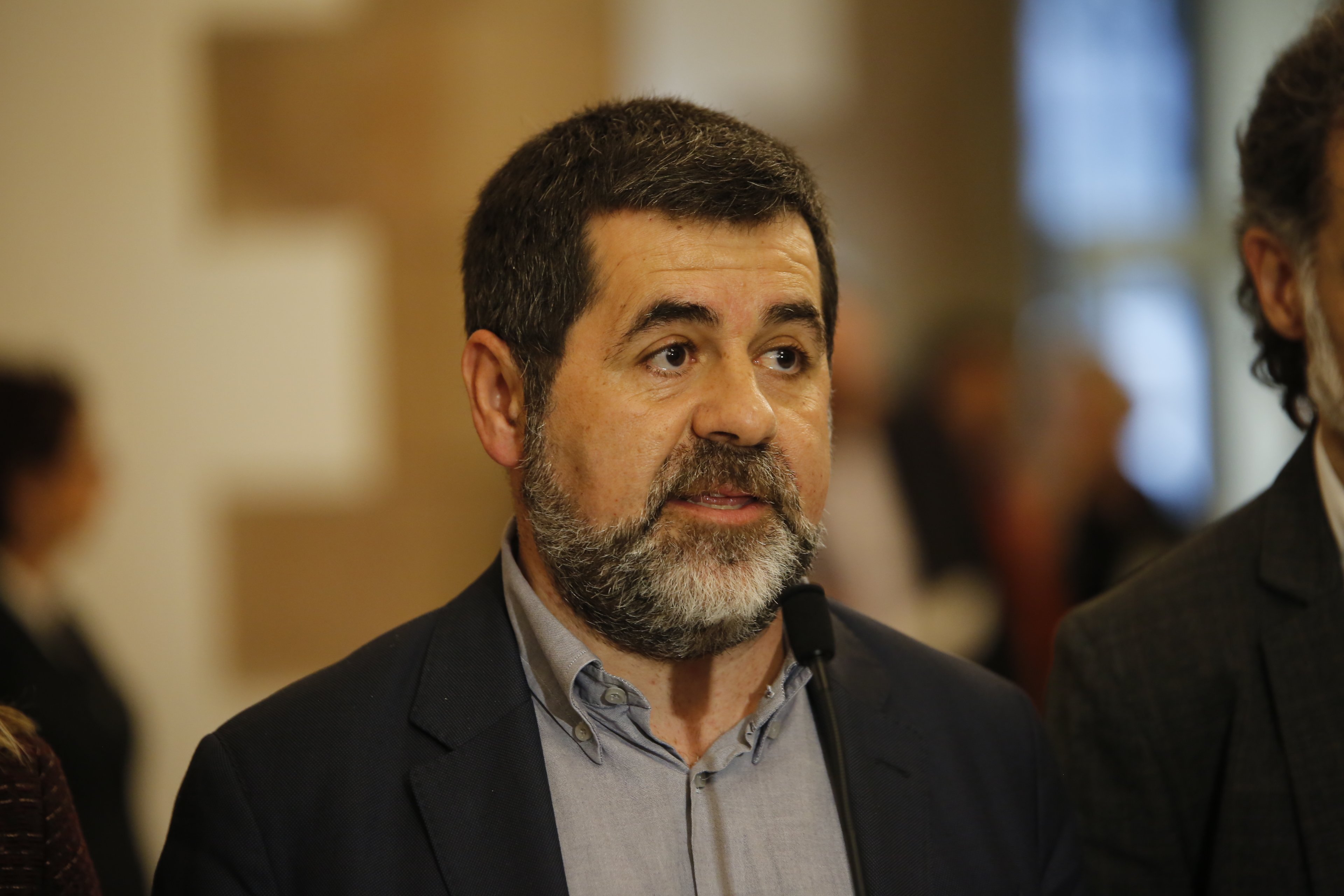 Jordi Sànchez antes de la manifestación: "¡16 meses de prisión! Pero no estamos solos!"